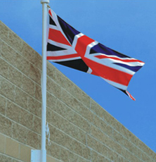 Wall Mounted Flagpoles Wall Mounted Flagpolesone
