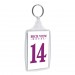 Six Series Extra Large Plastic Keyrings Six Series Extra Large Plastic Keyringsone
