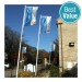 Budget Flagpoles (Ideal for builders / forecourts / gardens)one