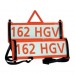 Trade Plate Holders - With Warning Triangle Trade Plate Holders - With Warning Triangleone