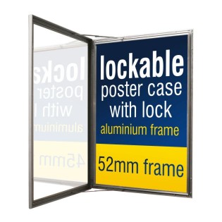 Lockable Poster Cases Lockable Poster Casesone