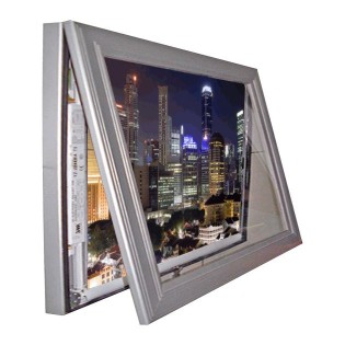 Starlite - Internal Edgelit Lockable Poster Case Starlite - Internal Edgelit Lockable Poster Caseone