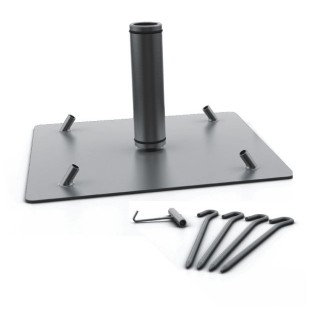 Square Baseplate with Pegsone