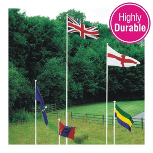 Permanent Aluminium Flagpoles Permanent Aluminium Flagpolesone