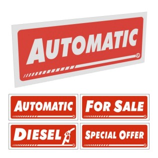 Slogan Display Boards - Vehicle Window Display Slogan Display Boards - Vehicle Window Displayone
