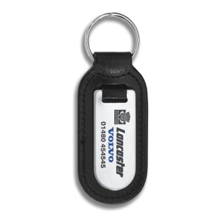 High Polished Cigar Shaped Medallion Key Fobone