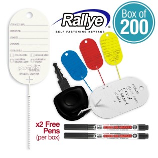 Rallye® Self Fastening Key Tags Rallye® Self Fastening Key Tagsone