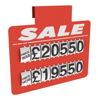 SALE Two-Tier Pricing Displays SALE Two-Tier Pricing Displaysone