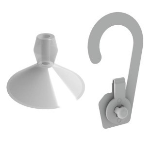 PVC Wallet - Suction Pads and Hooksone