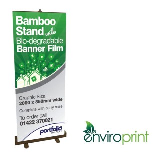 Biodegradable - Banner Stands Biodegradable - Banner Standsone