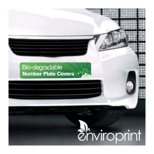 Biodegradable Number Plate Coversone