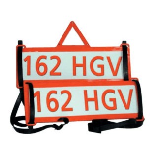 Trade Plate Holders - With Warning Triangle Trade Plate Holders - With Warning Triangleone