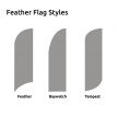 Forecourt Feather Flags
