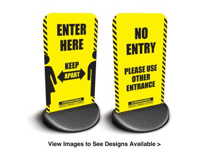 Ekoflex - Entry and No Entry Pavement Signs