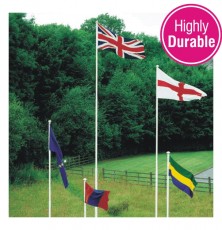 Permanent Aluminium Flagpoles Permanent Aluminium Flagpolesone