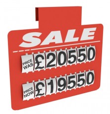 Sale Two Tier Pricing Displaysone