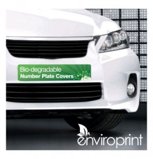 Biodegradable Number Plate Coversone