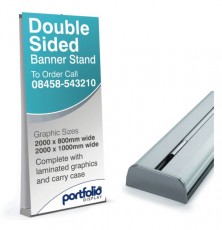 Double Sided Banner Stands Double Sided Banner Standsone