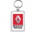 Large Rectangular Acrylic Keyringsone