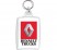 XL Rectangular Acrylic Keyringsone