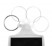 Six Series Large Rectangular Plastic Keyringsone