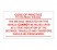 Mileage Disclaimer Stickersone