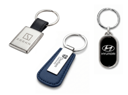 Designer Metal Keyrings