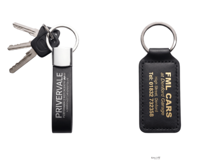 Leatherette Keyrings, Bonded Leather Key Fobs