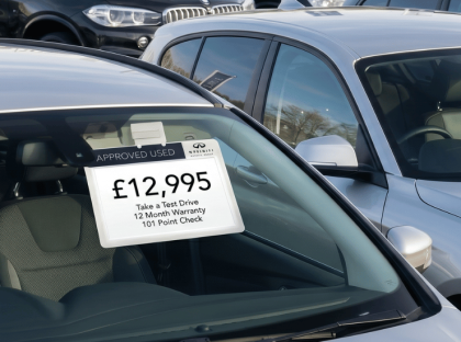 Pricing Displays with Printed A4 Sheets