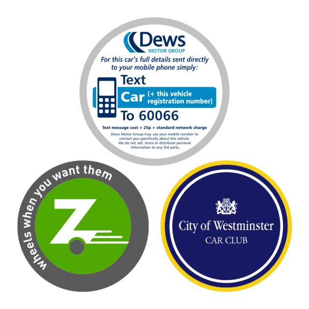 Vehicle window stickers sales