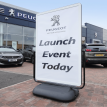 Cyclone Forecourt Swing Sign