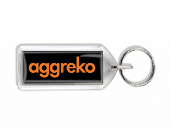 Cigar Shaped Acrylic Keyrings