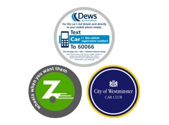 Circular Window Stickers