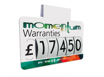 Personalised Clip-In Visor Pricing Display