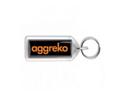 Cigar Shaped Acrylic Keyrings