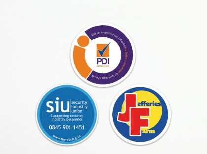 Circular Surface Stickers