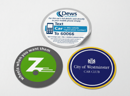 Circular Window Stickers