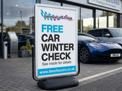 Cyclone Forecourt Swing Sign