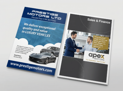 Double Sided Printed Leaflets