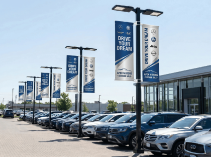 Heavy Duty - Lamp Post Banner Hardware