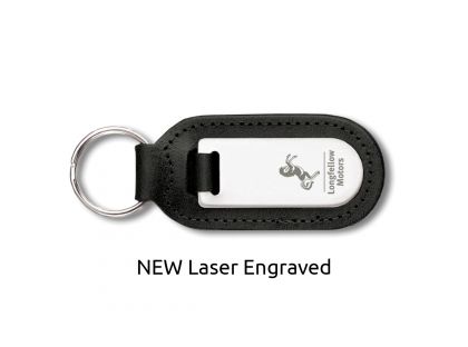 Laser Engraved - Leather Medallion Key Rings
