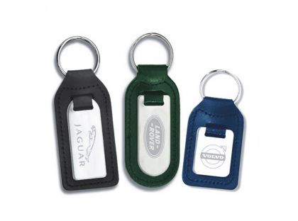 Motor Trade Medallion Leather Key Fob
