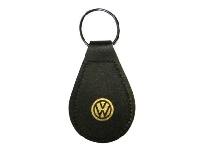 Pear Shaped Leatherette Keyrings