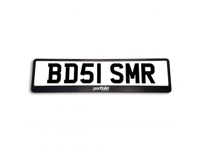 Personalised Number Plate Surrounds