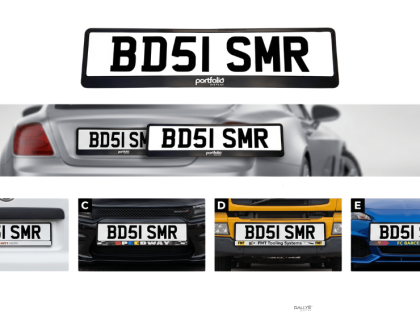 Personalised Number Plate Surrounds