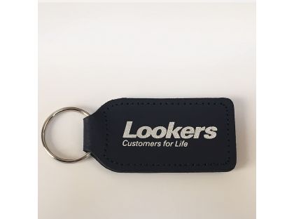Promotional Personalised Leather Keyrings Printed Leather Key Fobs