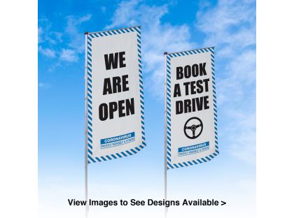 Reopening Flags - Protective Signage