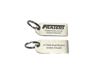 Small Arch Shaped Stainless Steel Keyrings