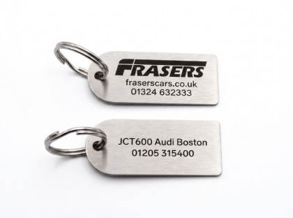 Small Arch Shaped Stainless Steel Keyrings