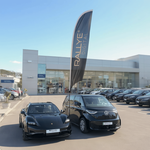Carbon Fibre - Heavy Duty Forecourt Feather Pole